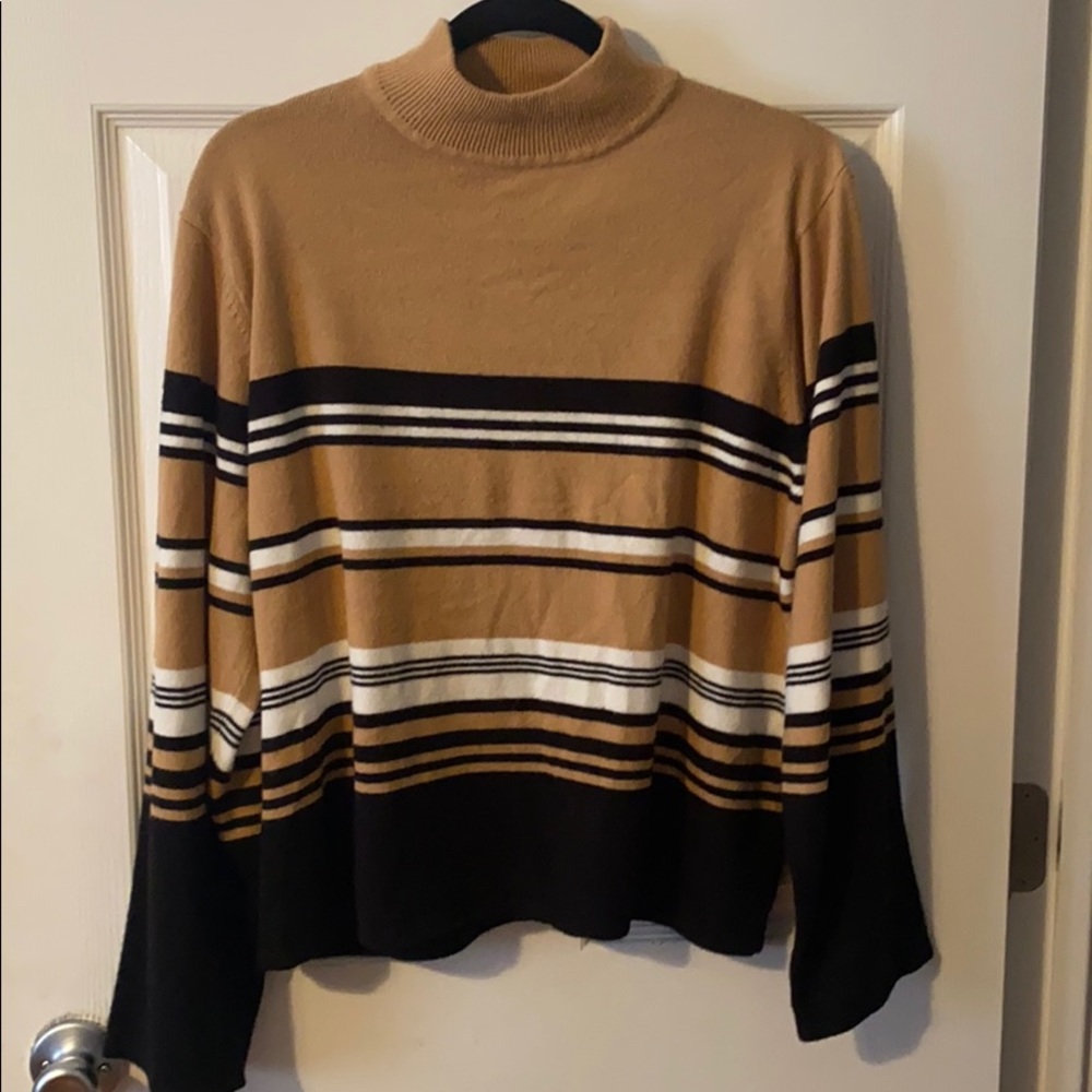 Sag Harbor cropped striped sweater